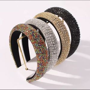 Crystal Headband in Black